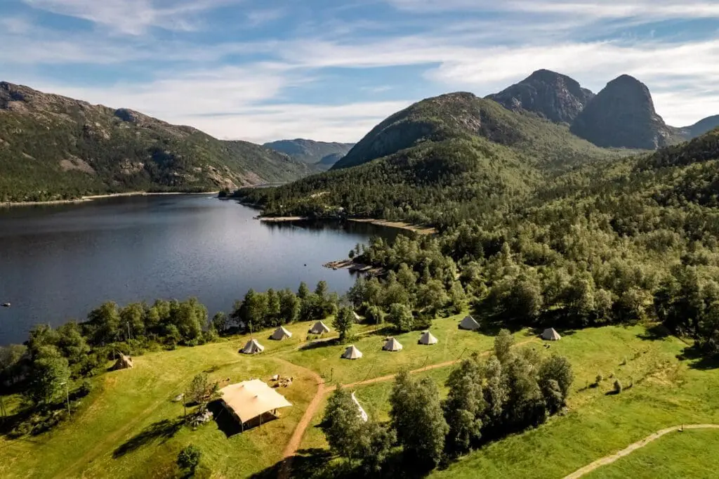 nordic woods glamping noorwegen