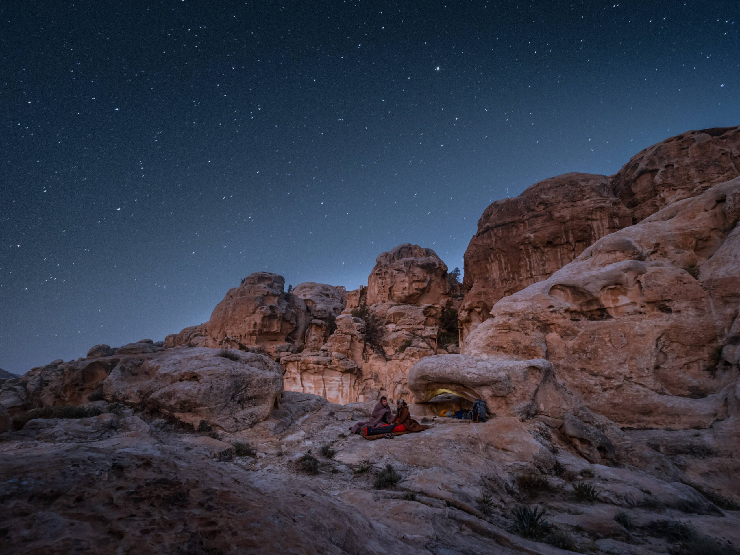 nuit à la belle étoile Wadi Rum Jordanie