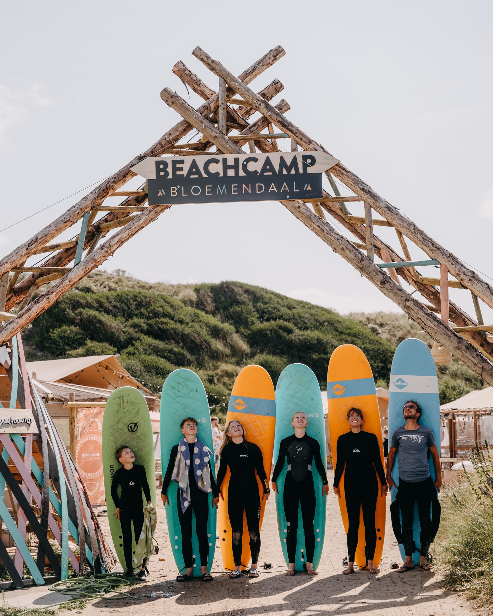 Beachcamp de lakens