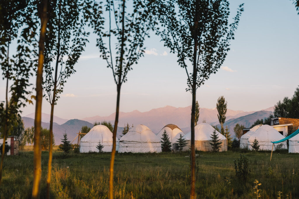 Kirgizië yurts