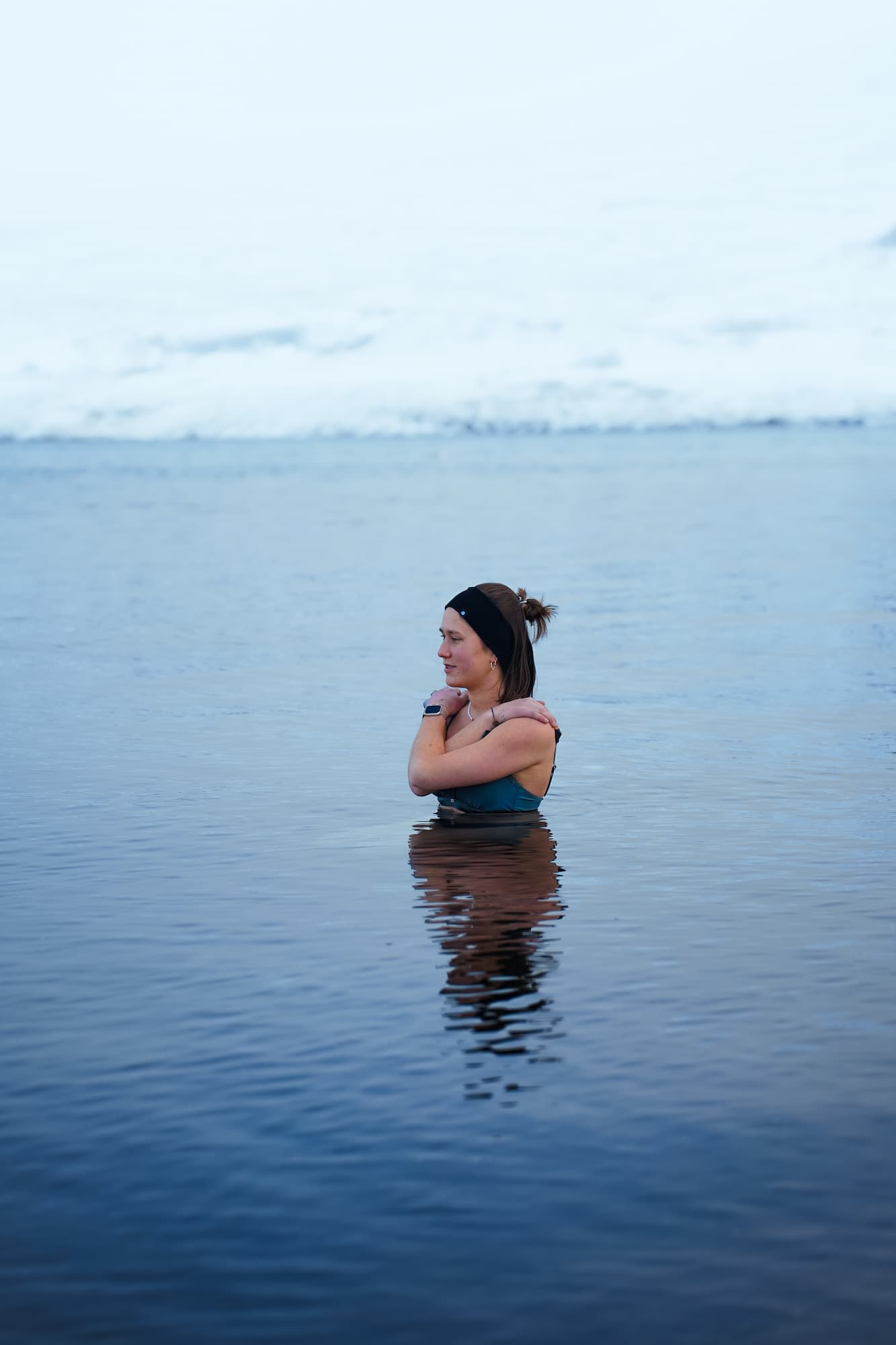 ice dipping IJsland