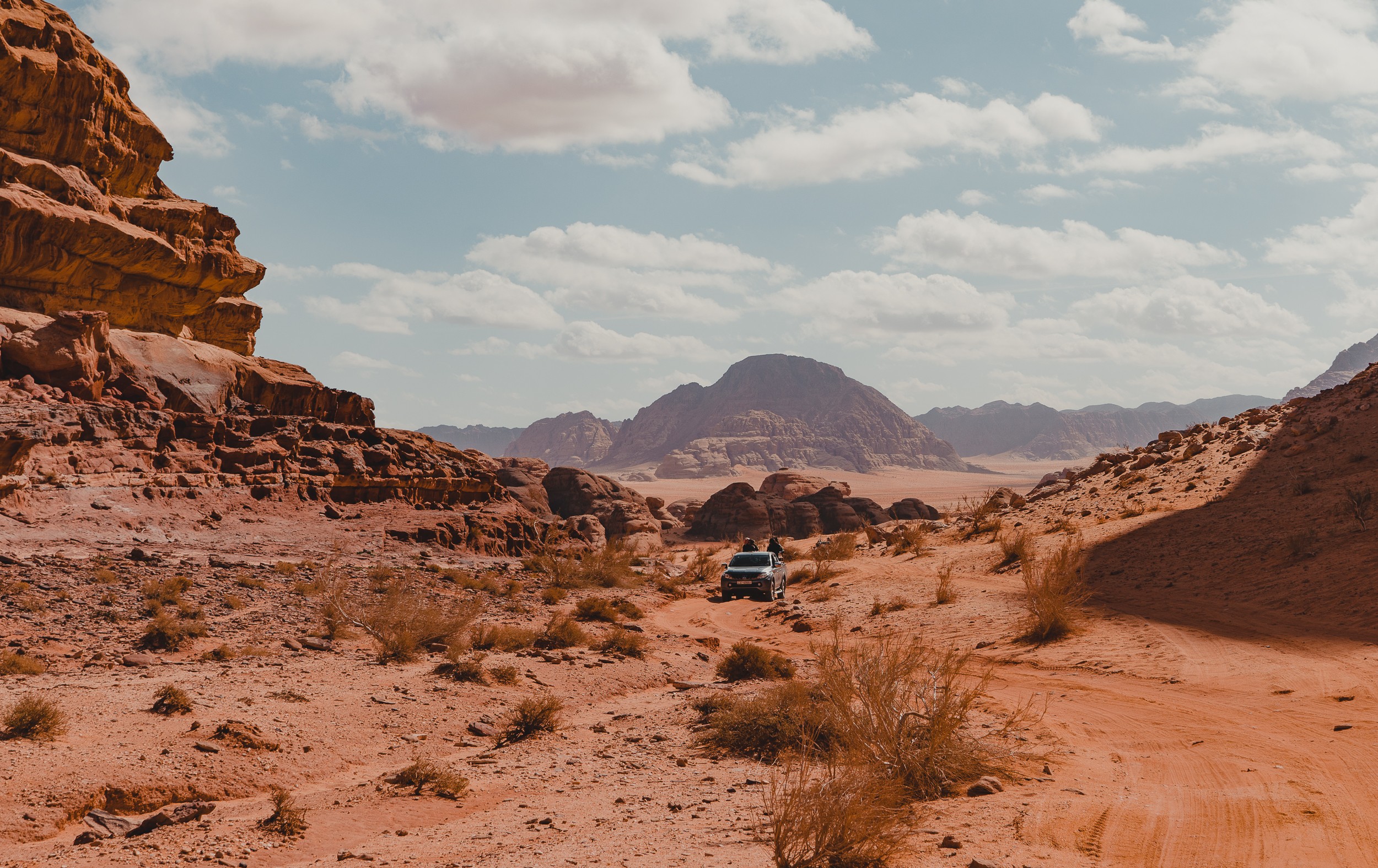 4x4 désert wadi rum jordanie