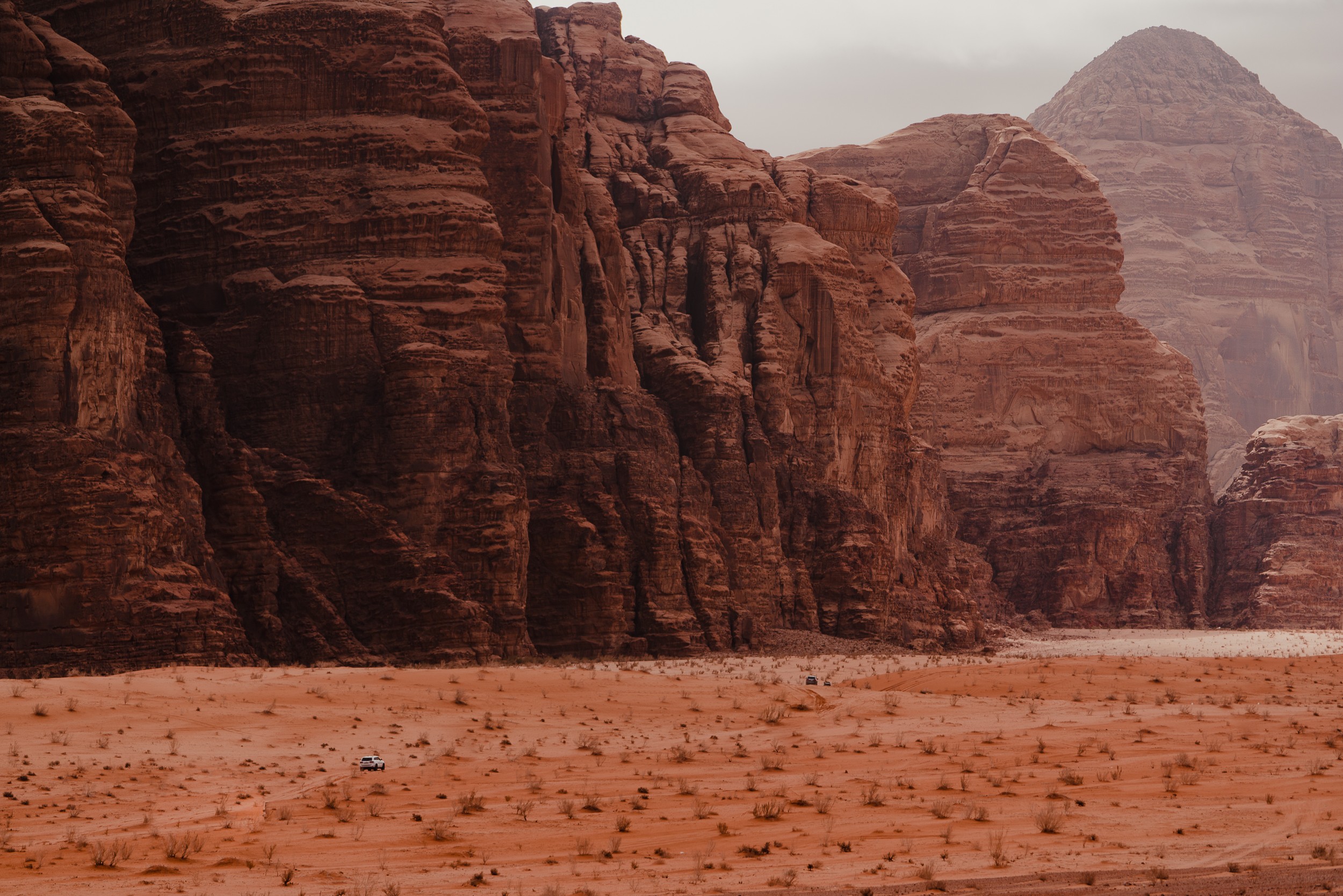 désert wadi rum jordanie