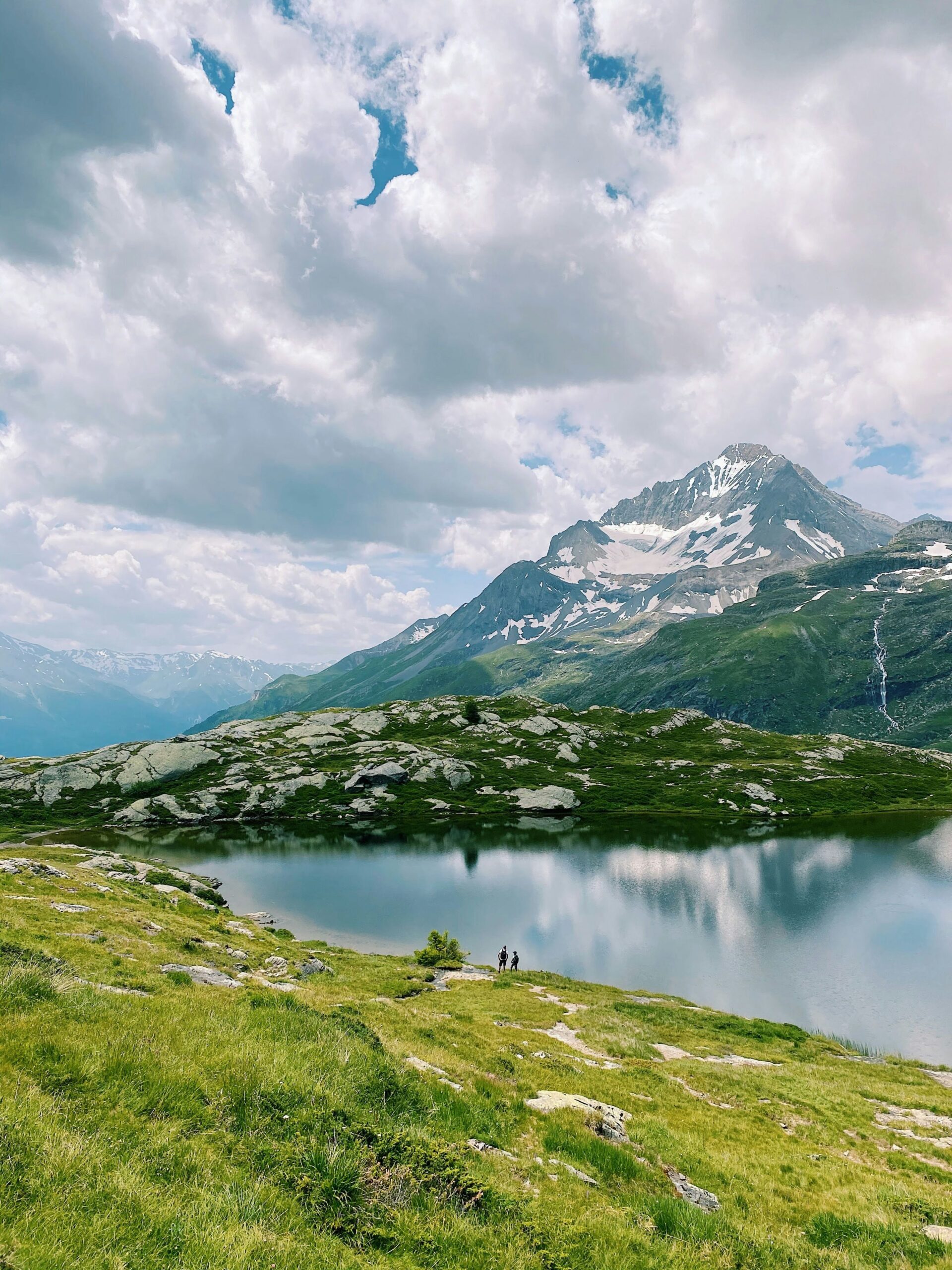 lac blanc tour du mont blanc france