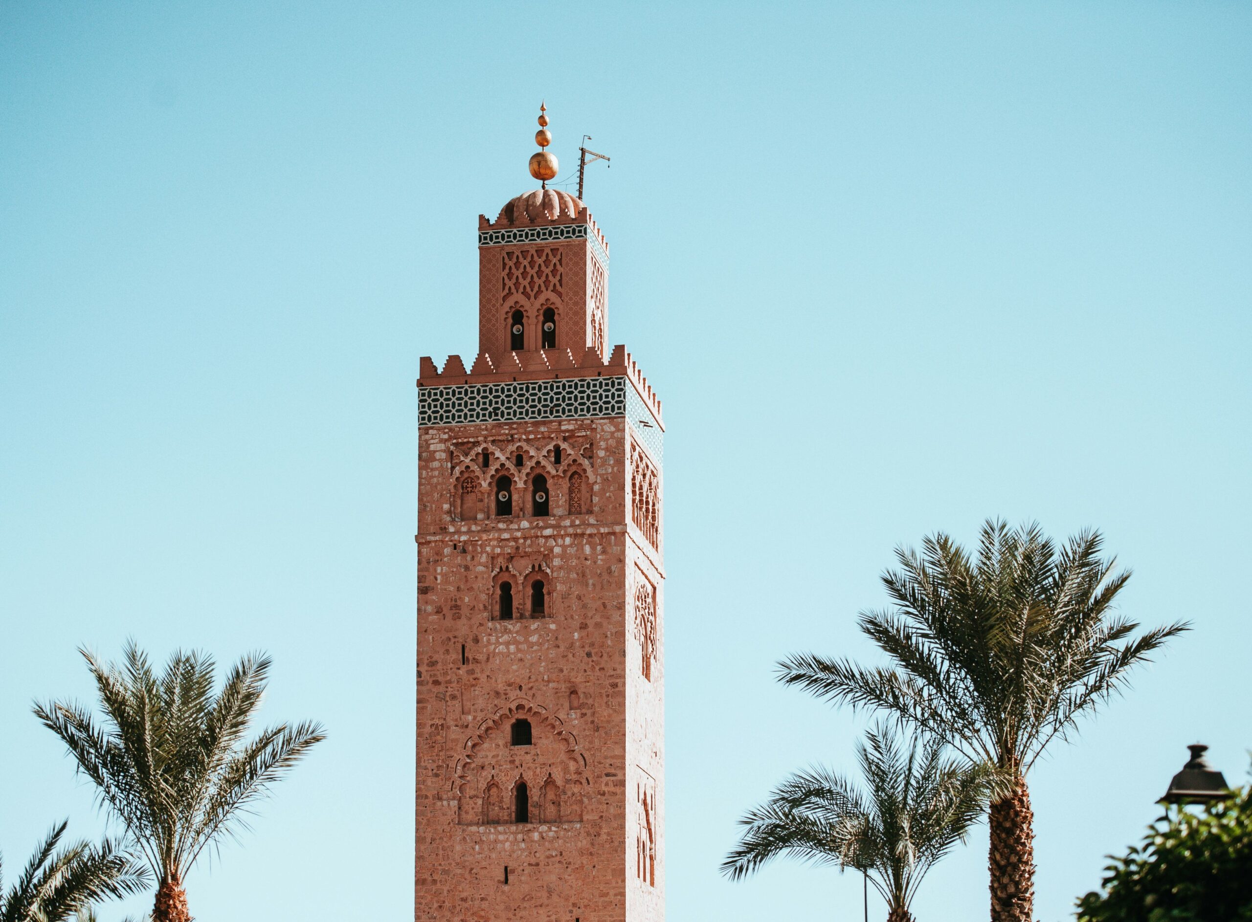 minaret koutoubia marrakech ville impériale maroc