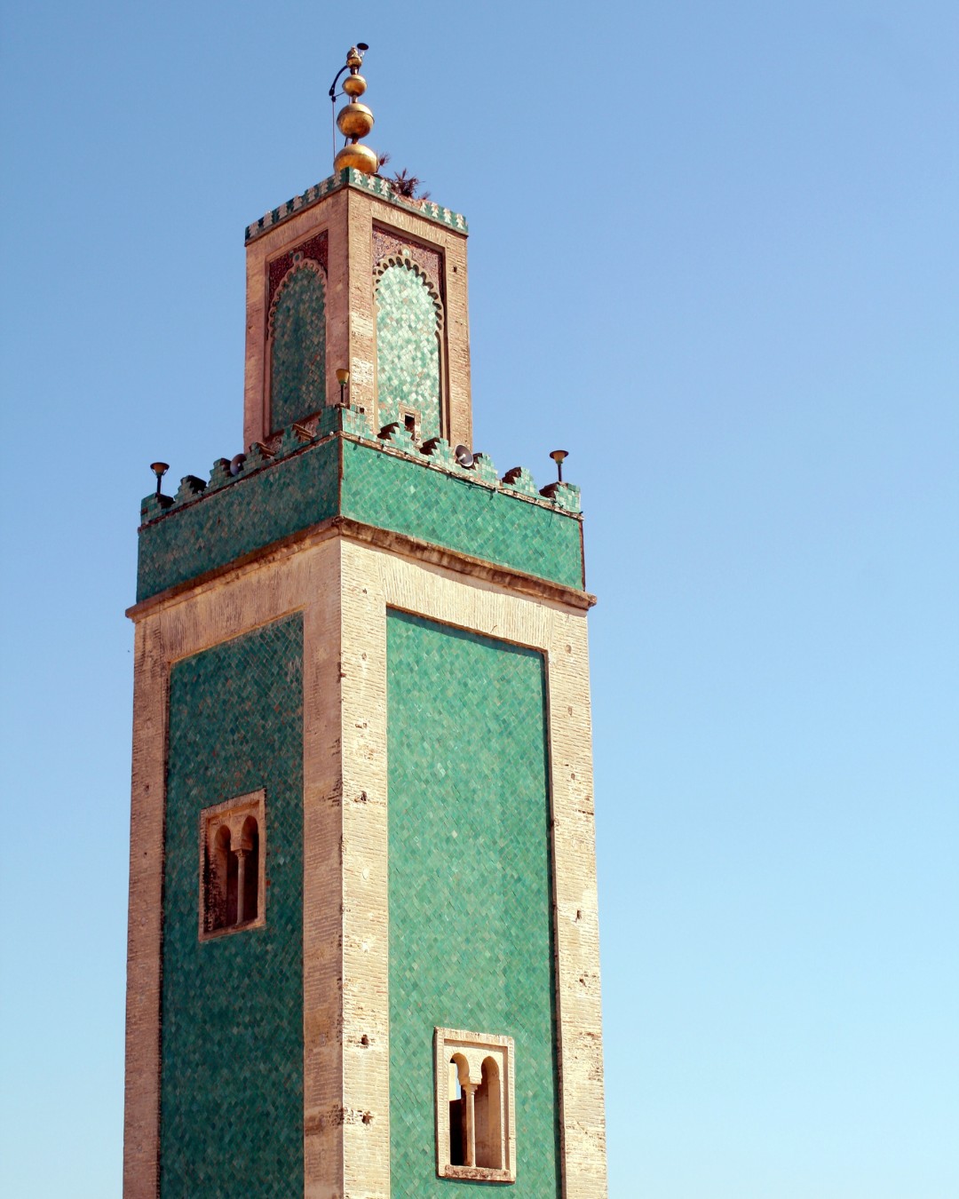 minaret meknès ville impériale maroc