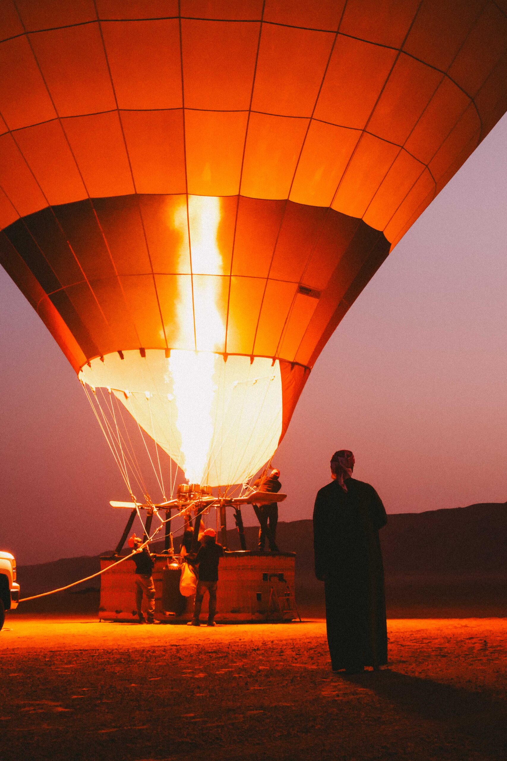 vol montgolfière désert oman